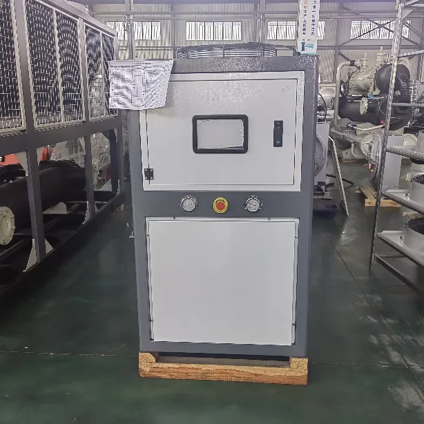 High Efficiency 10RT Industrial Air-Cooled Cold Water Refrigeration Unit Energy Saving Box-Type Chiller Pump Engine Core