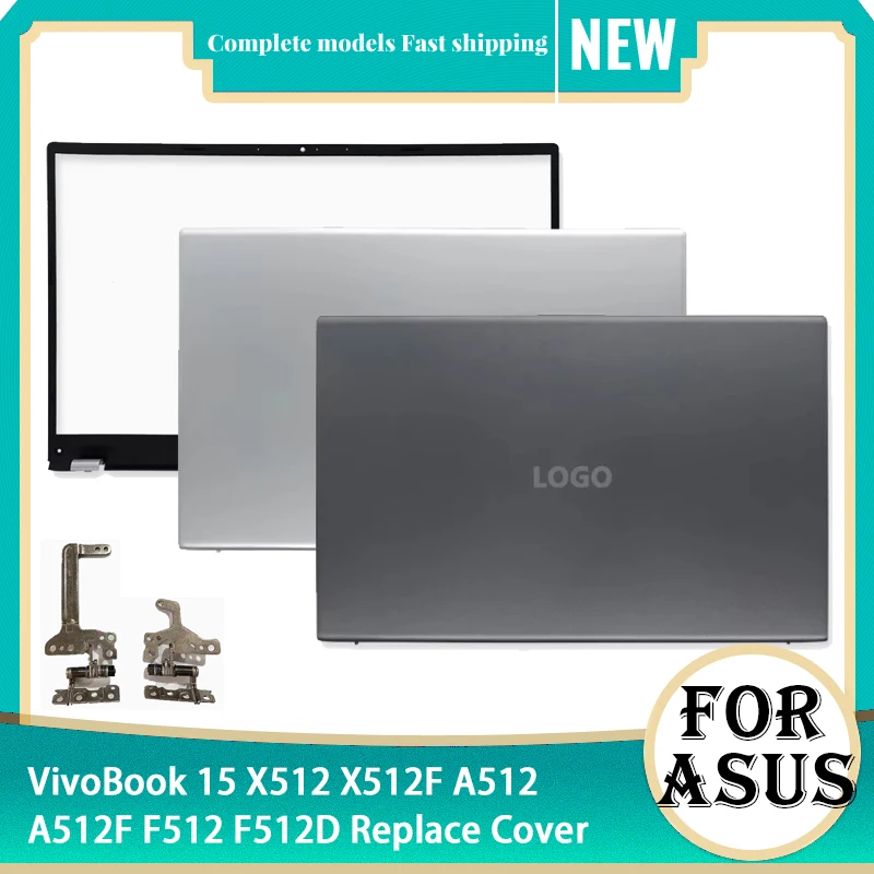 

Новинка, планшетофон для ноутбука ASUS VivoBook X512 X512J X512F F512 A512 A512F V5000F, задняя крышка ЖК-экрана, передние петли, 15,6 дюйма