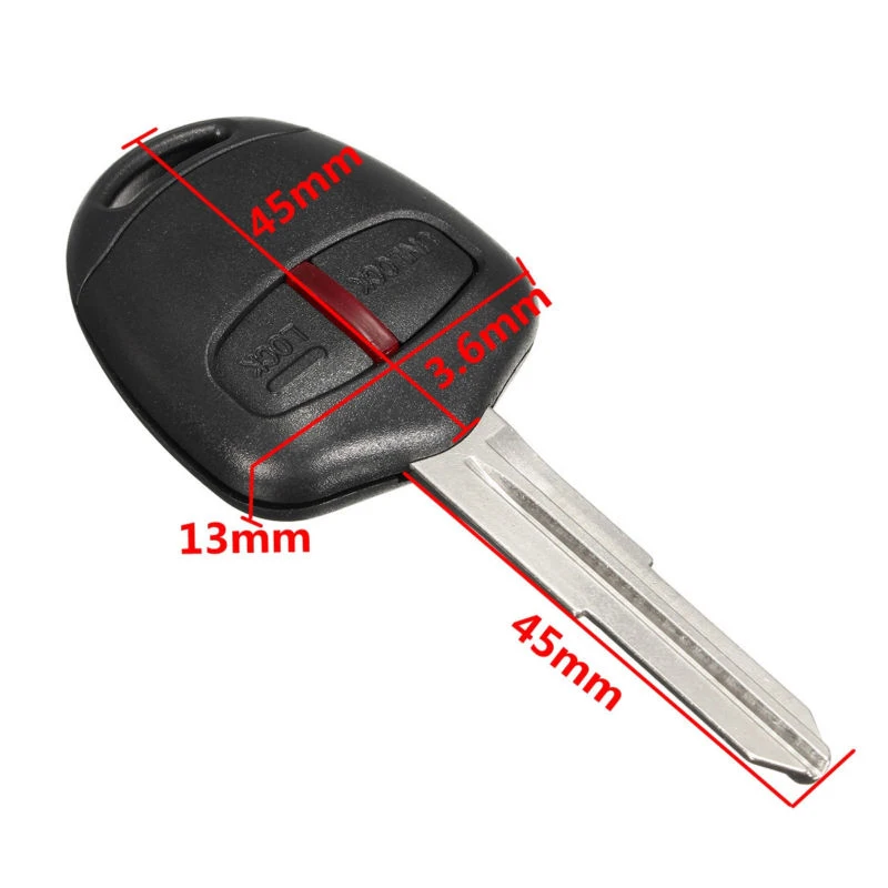 2-Button Remote Key Fob 433MHz ID46 For Mitsubishi L200 For Shogun Triton Practical Accessories For Vehicles