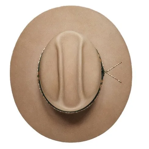 New Product Recommendation Hot Sale Pure Wool Ring Top Bow Fedora Hat Men's And Women's Autumn And Winter Hat