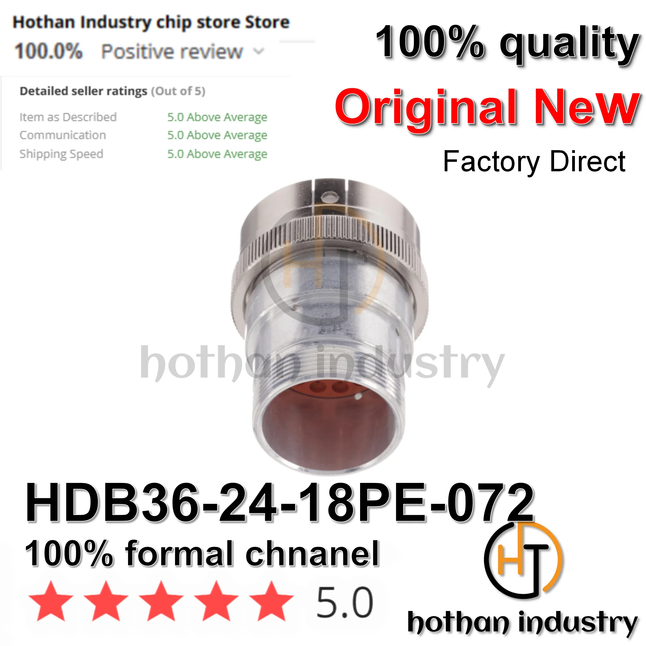 (1 PCS) HDB36-24-18PN-059 HDB36-24-18PE-072 100% NOVOS Conectores Automotivos BR AWY PL ASM