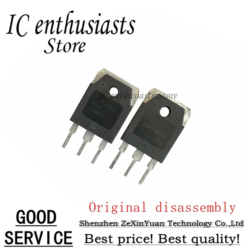 

10PCS SSH70N10A 70A 100V TO-3P Original disassembly