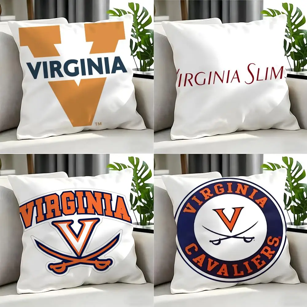 cigarette Virginia Slims Cushion Cover Cushion Cover Set 4Pcs 50x50 45x45 40x40 Pillowcase Decorative Sofa Home Decor