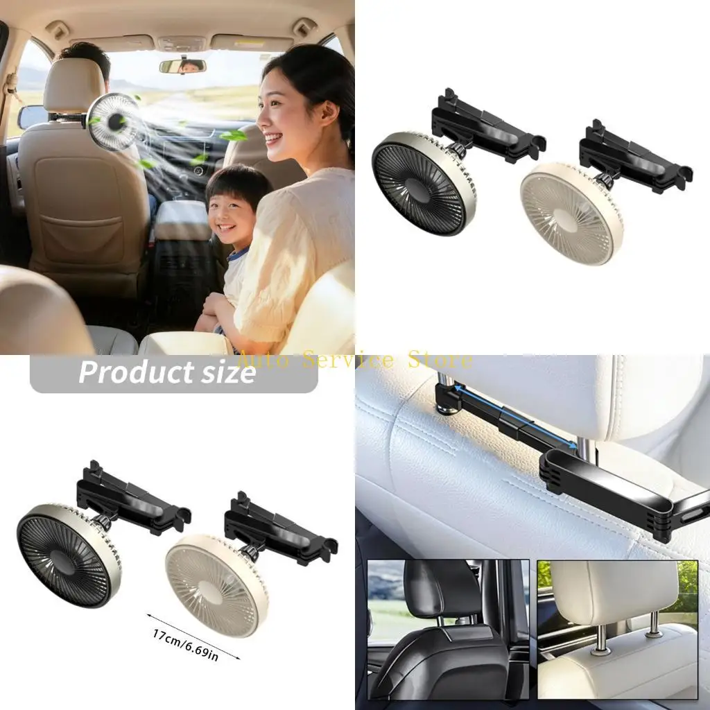 

462A Universal 12V 24V Car Cooling Device With 3000mAh Battery And Adjustable Mounting Bracket For Vehicles