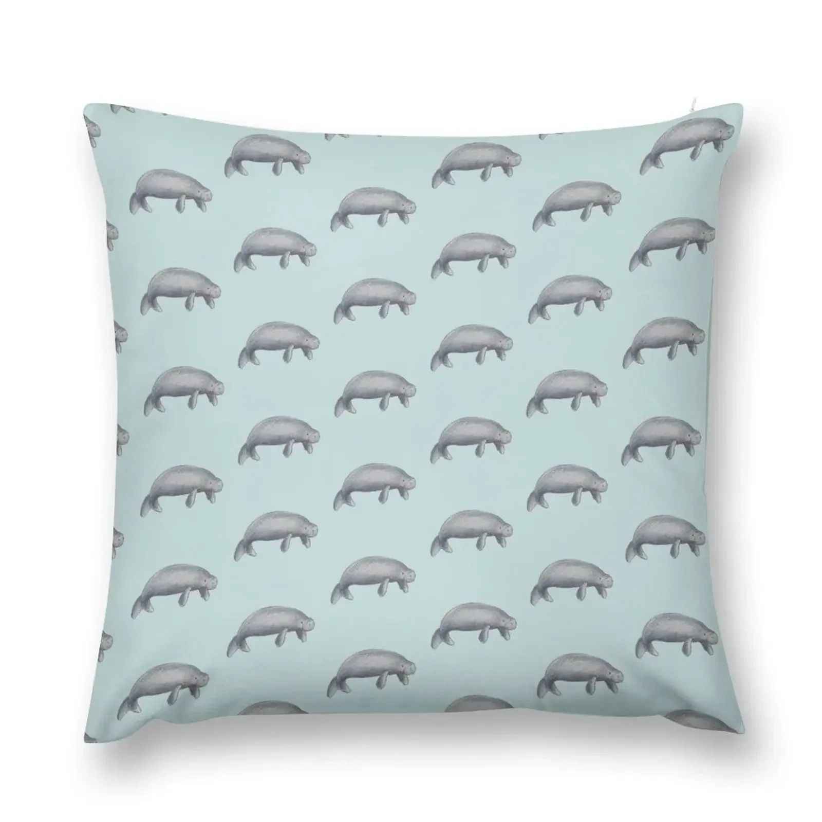 Aussie Animals: Dugong Throw Pillow Cushion Cover For Sofa Pillowcase Cushion pillow