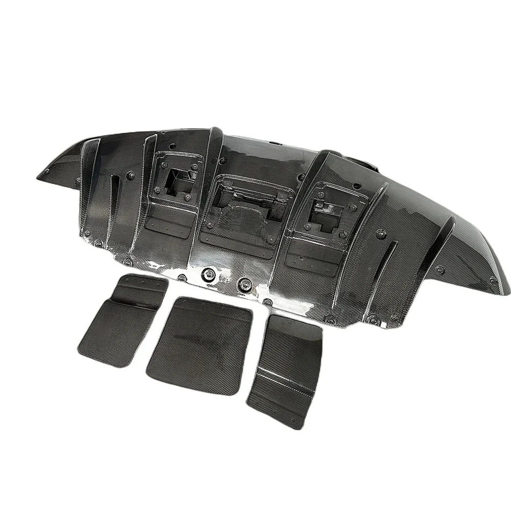 

New Arrival N Style Carbon Fiber Rear Bumper Diffuser For Ferrari F8 Tributo Spider Rear Diffuser Rear Spoiler