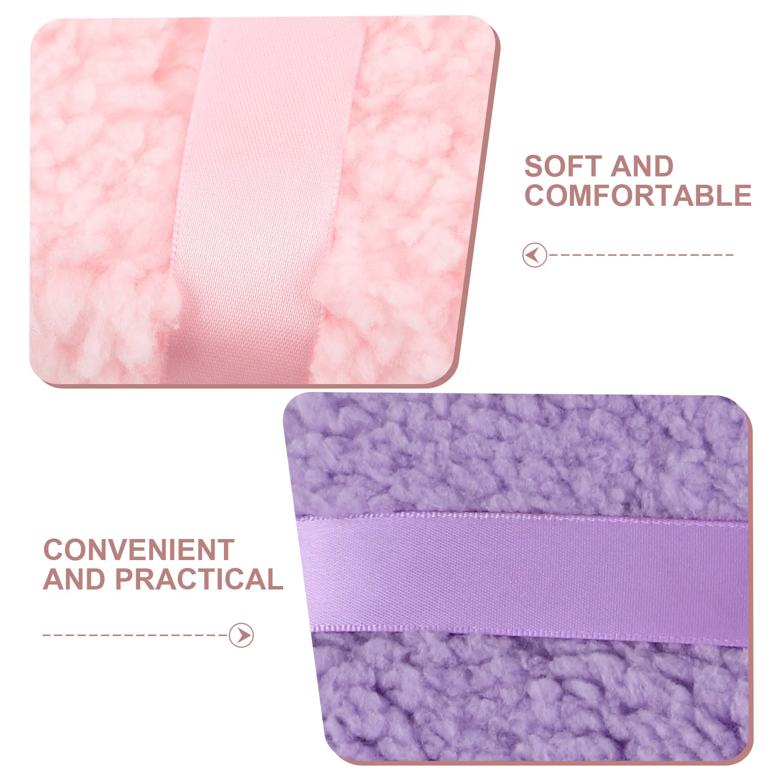 3Pcs Extra Soft Large Powder Puff with Glass Jar for Body Dusting Face Touchup Reusable Washable Powder Applicator Women