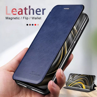 Luxury Leather Flip Case For Xiaomi Redmi Note 12 4G 11 Pro + Plus 5G 11S 10 10S 10T 11E Redmi 10 10A Cover Fundas Coque