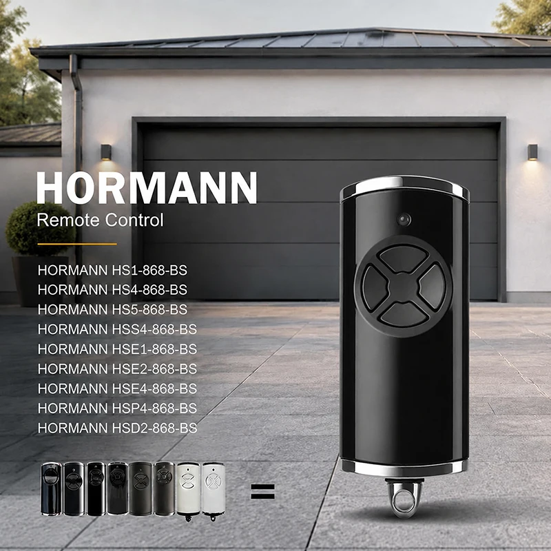 HORMANN 868 BS Remote Control HS1 HS4 HS5 HSE4 HSE2 HSE1 HSS4 HSP4 HSD2 Garage Door Control 868MHz Garage Door Opener 4 Buttons