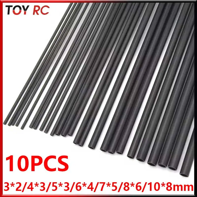 10pcs-800mm-length-carbon-fiber-tube-3-2-4-3-5-3-6-4-7-5-8-6-10-8mm-carbon-tube-single-meter-hollow-carbon-fiber-tube-carbon-rod