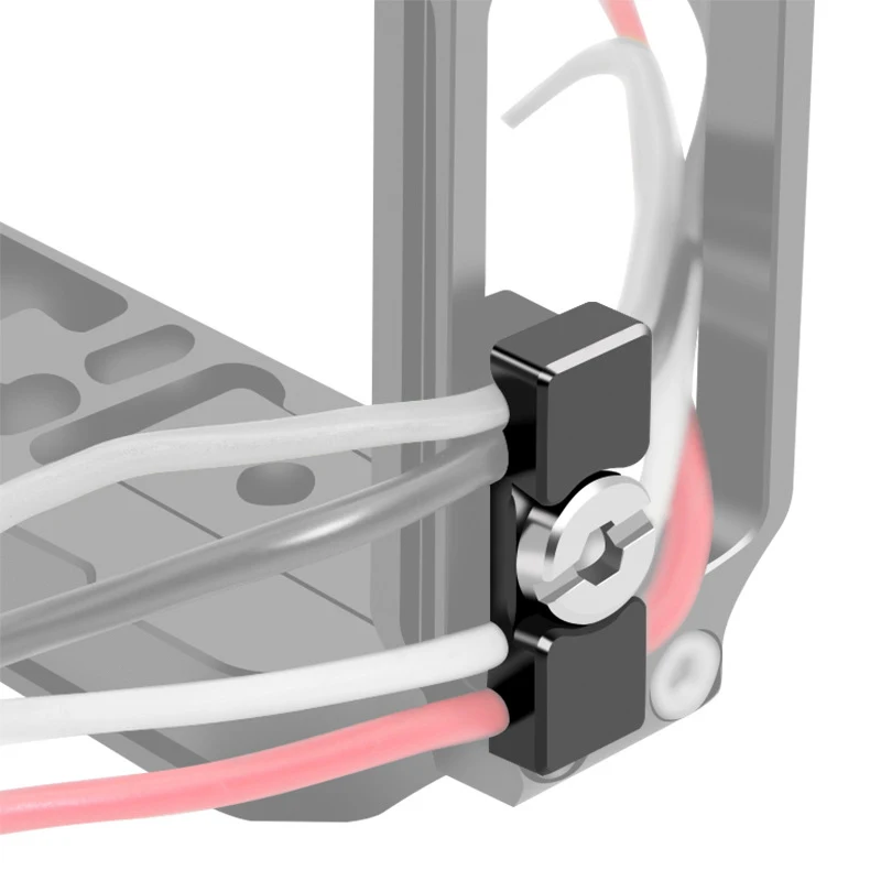 Universal Camera HDMI Cable Clamp DSLR Wire Lock Clamp Photography Cable Clip Rig for Sony Canon Video Monitor Camera Cage