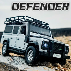 1:32 Defender 2010 fuoristrada modello di auto in lega diecast e veicoli giocattolo macchinine per bambini collezione regali giocattolo per ragazzo