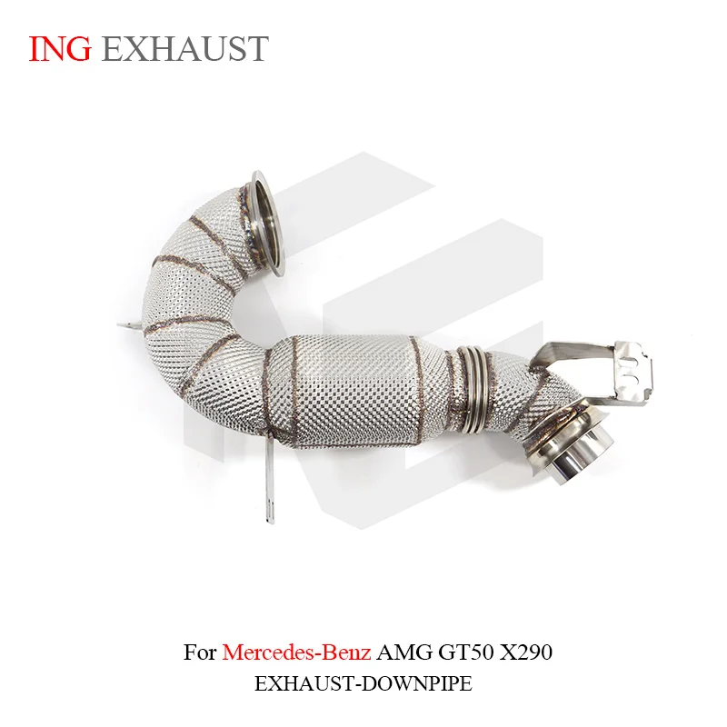 

ING Catalytic Downpipe Performance Tube for BENZ GT50 X290 3.0 Engine Header Power Race Escape TOOLS Exhaust