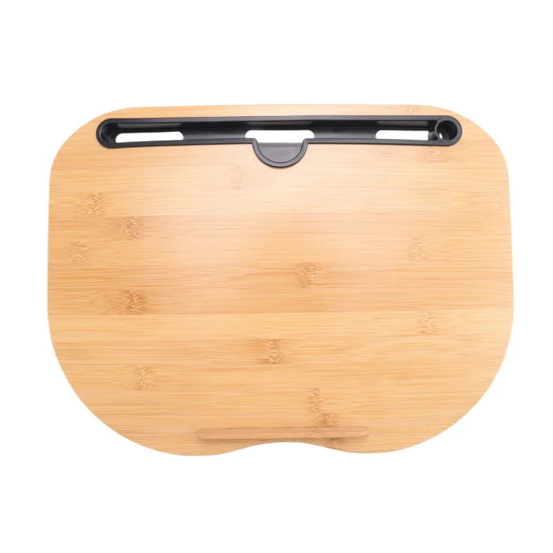 

A29F-Lap Desk With Pillow Cushion,Laptop Stand Parts With Slot For Tablet,Computer Bed Table For Travel,Support Up To 14Inch Lap