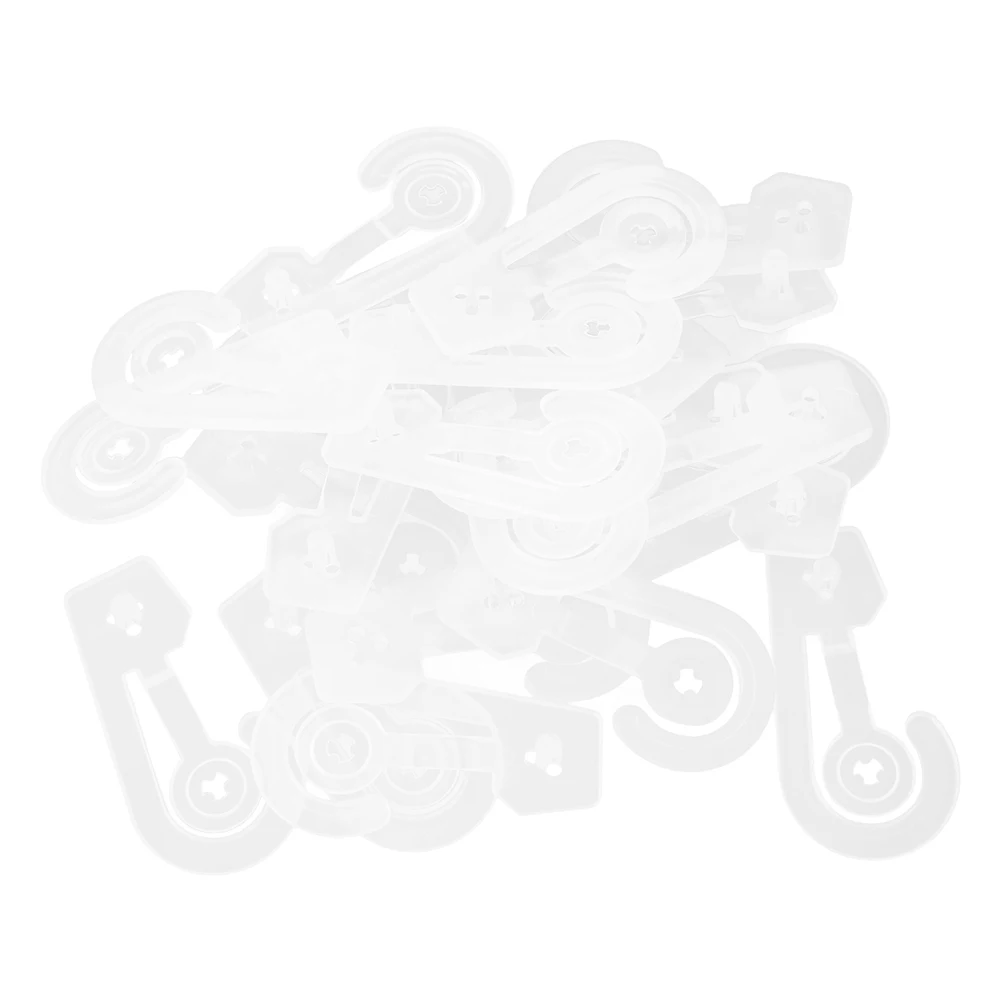 

300 Pcs Plastic Hook Document Bags Display Hooks for Hangers Accessories Holder