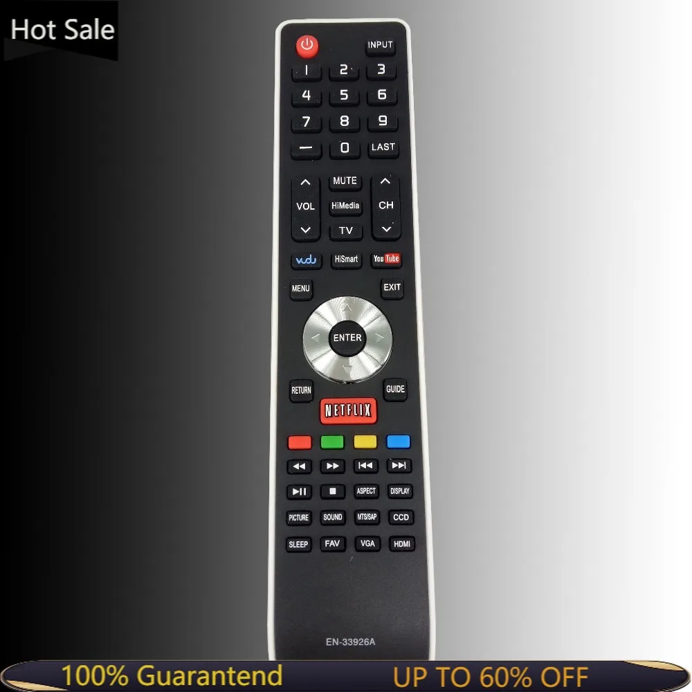 

NEW For Hisense LCD LED HDTV Remote Control EN-33926A Sub EN-33925A EN-33922A For 40K366WB 32K20DW 40K366WN 50K610GWN