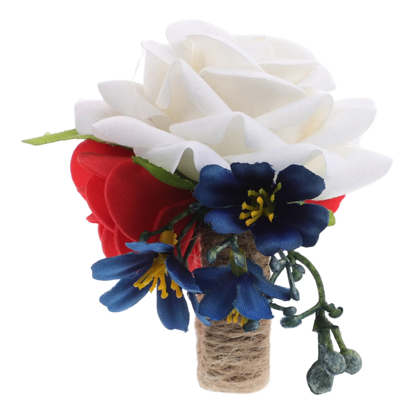 

Independence Day Napkin Ring Faux Flower Rustic Chic Table Setting Decor for Parties Weddings Breakfast in Bed Gift Idea