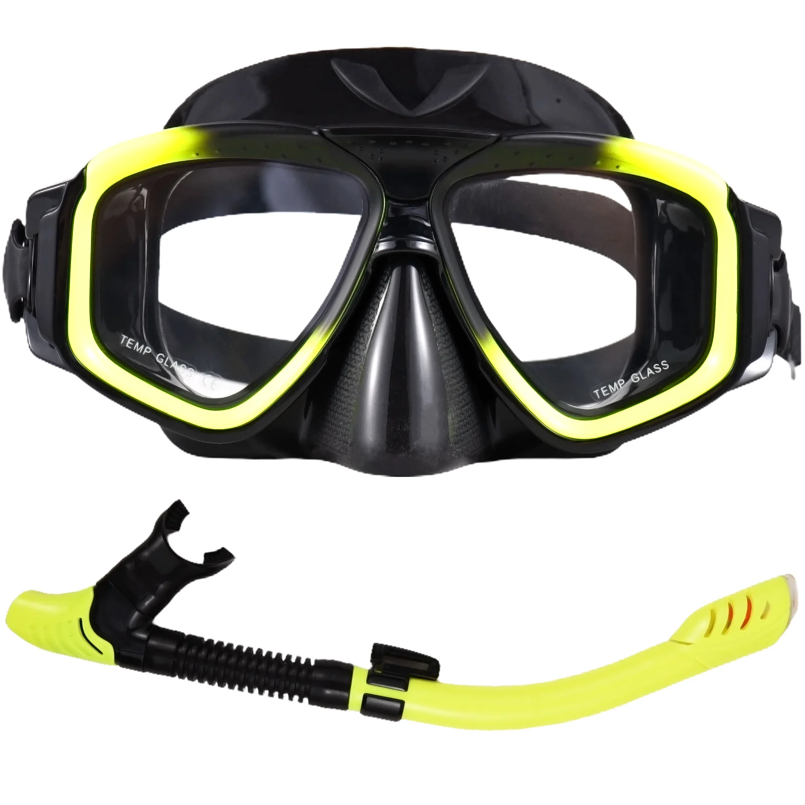 

New Adults Snorkel Diving Mask Snorkels Goggles Glasses Diving Goggles Swimming Tube Set Snorkel Mask Adult Unisex