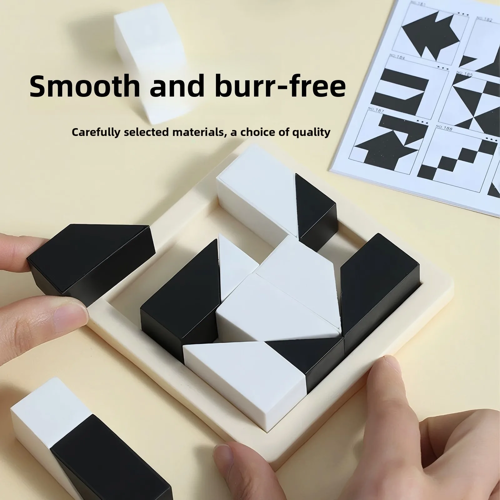 

Children Hidden Block Puzzle ABS Material Interesting Enhances Logic and Spatial Reasoning Suitable for Kids Toy Christmas Gift