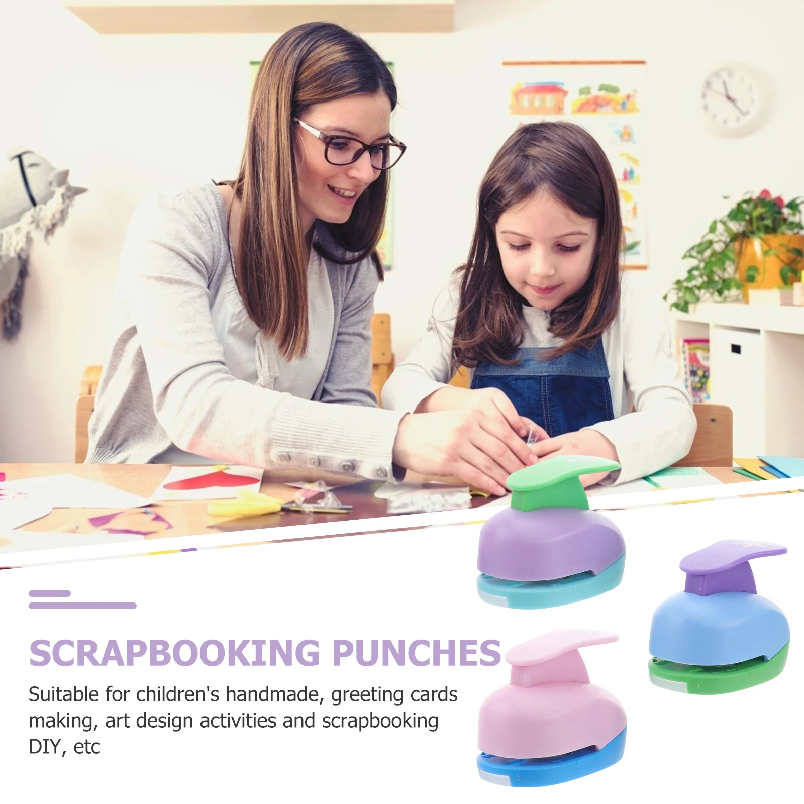 3 قطعة خرامة الورق الحرفية Diy بها بنفسك سكرابوكينغ اللكمات لتغليف الهدايا كتاب الذاكرة بطاقة صنع ثقب الناخس كرافت الزخرفية #6