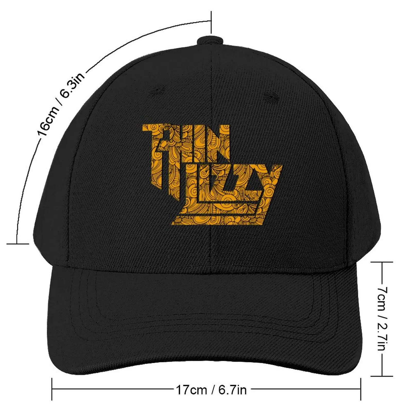 Thin Lizzy text Baseball Cap Horse Hat cute Streetwear Golf Women Men's