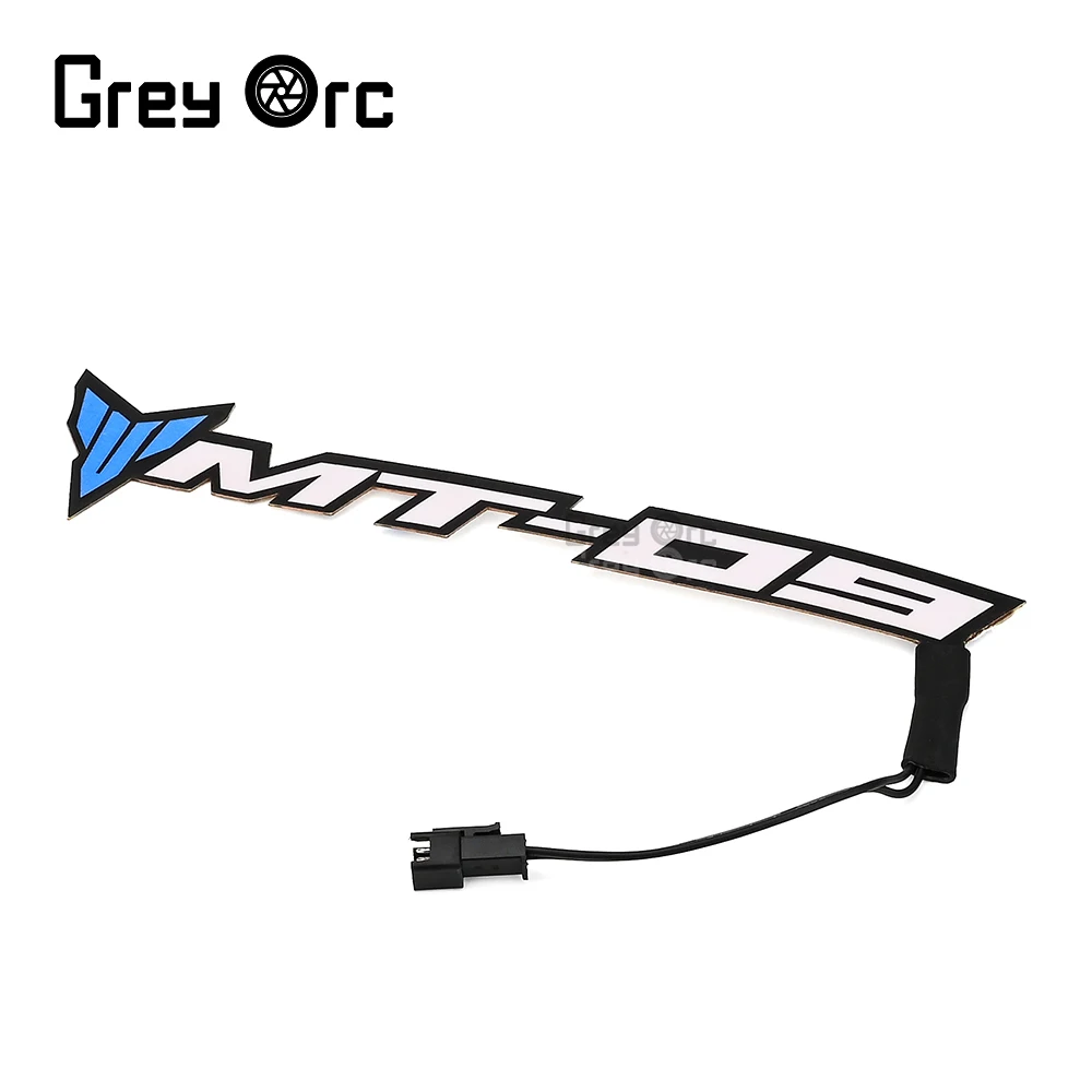 LED ليلة ركوب الضوء البارد لياماها MT-09 MT09 MT 09 MT9 إشارة طقم عصري وامض شريط مضيئة ملصق #5