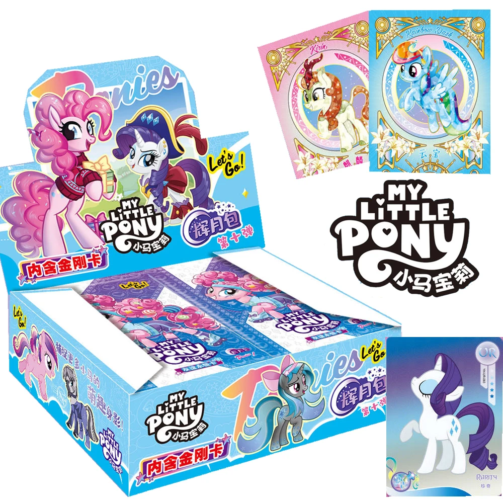 

Wholesale My Little Pony Collection Cards for Children A Wonderful Journey of Friendship Limited Iron Cards Hobby Birthday Gift