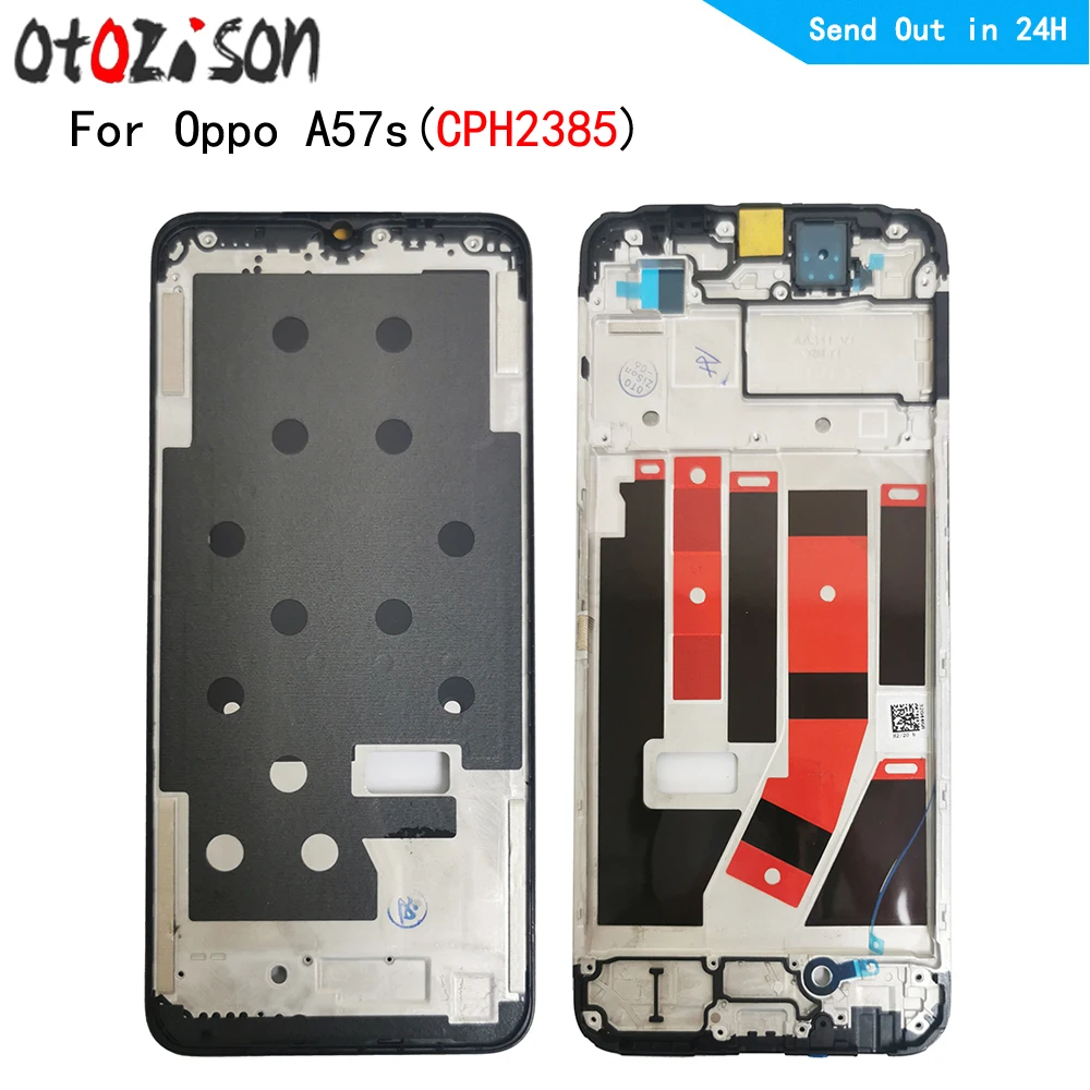 Gehäuse Mittel rahmen LCD-Lünette Platte Panel Chassis für Oppo A57s CPH2385 Telefon Mittel rahmen für Oppo A57s