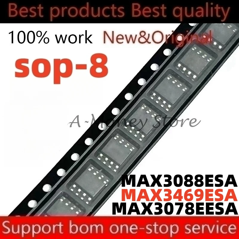 

(10pcs)MAX3078EESA MAX3078 MAX3469 MAX3469ESA MAX3088 MAX3088ESA sop-8