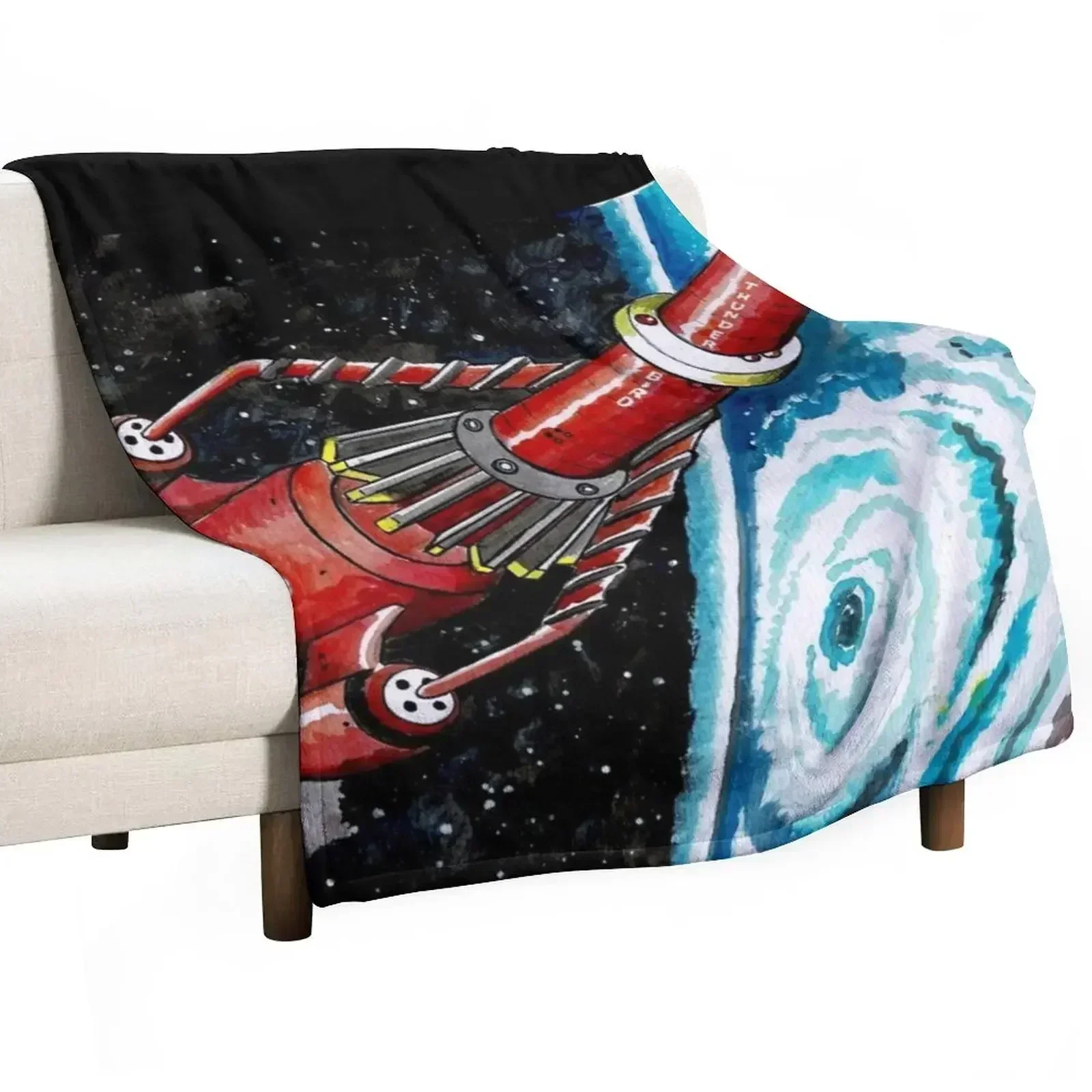 

Thunderbird 3 from Thunderbirds Throw Blanket Nap wednesday Thermals For Travel Luxury Designer Blankets