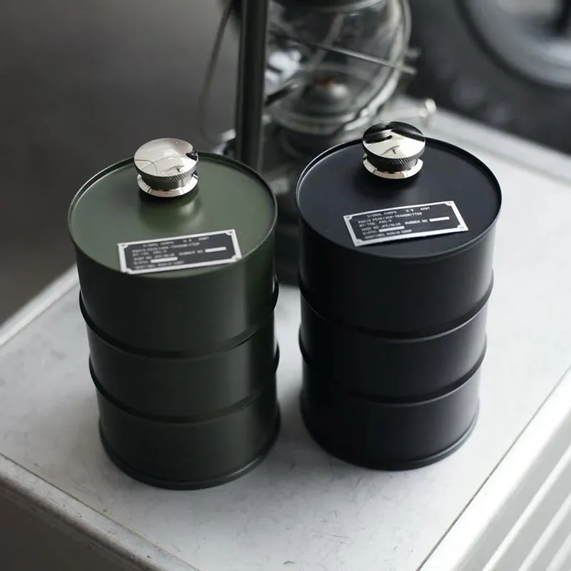 البريطانية JFEIBLUE التخييم في الهواء الطلق العسكرية نمط وعاء الزيت مصباح زيت الفحم وعاء الزيت الحصان مصباح وعاء الزيت زجاجة الزيت 750 مللي ، العسكرية Gree