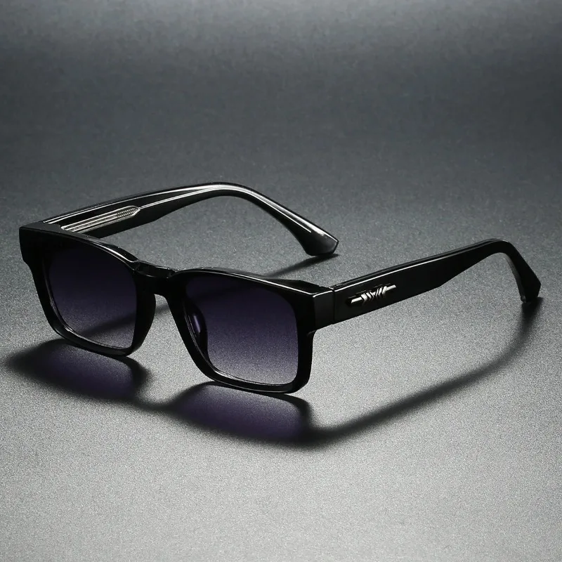 Gafas de Sol Polarizadas Cuadradas para Hombre, de Alta Calidad, con Marco Metálico, para Viajes, Senderismo, Playa, Pesca, Protección UV400