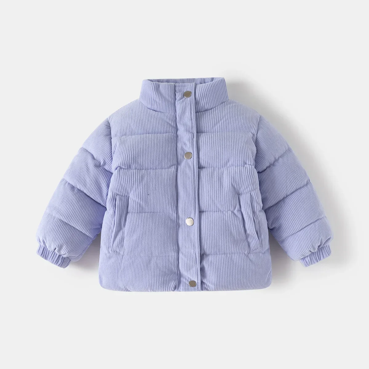 

2025 Autumn Winter Children Clothes 2-6Y Boys Girls Corduroy Coat Warm Korean Style Cotton-padded Jacket Kids Outerwear