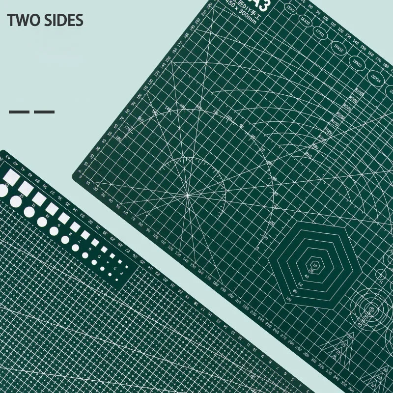 A2 A3 3 мм толстый коврик для резки из ПВХ, двусторонний Коврик для резки в стиле пэчворк, инструменты для пэчворка, ручной инструмент «сделай сам» для моделирования, разделочная доска