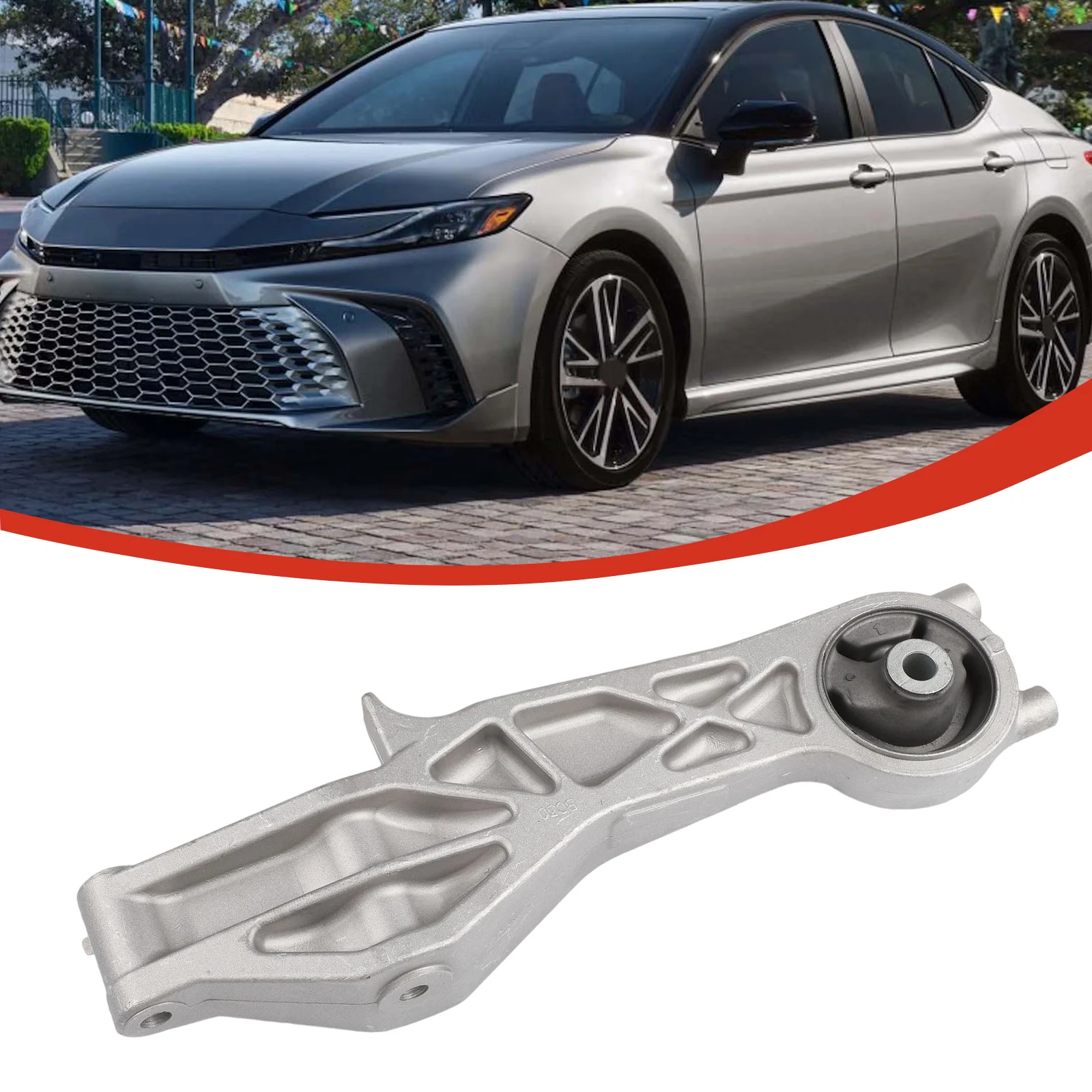 

Rear Differential Support 52380-45030 For Toyota For Sienna For Awd 2004-2010 Metal Silver Car Exterior Replacement Part