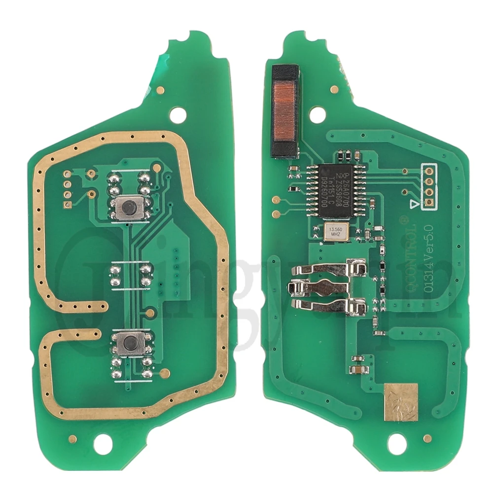 Jingyuqin Original 433Mhz ASK Klapp-Fernbedienungsschlüssel für Mercedes Benz Smart Fortwo 453 Forfour Citan PCF7961 Chip Schlüsselanhänger 2/3 Tasten – Detail 8