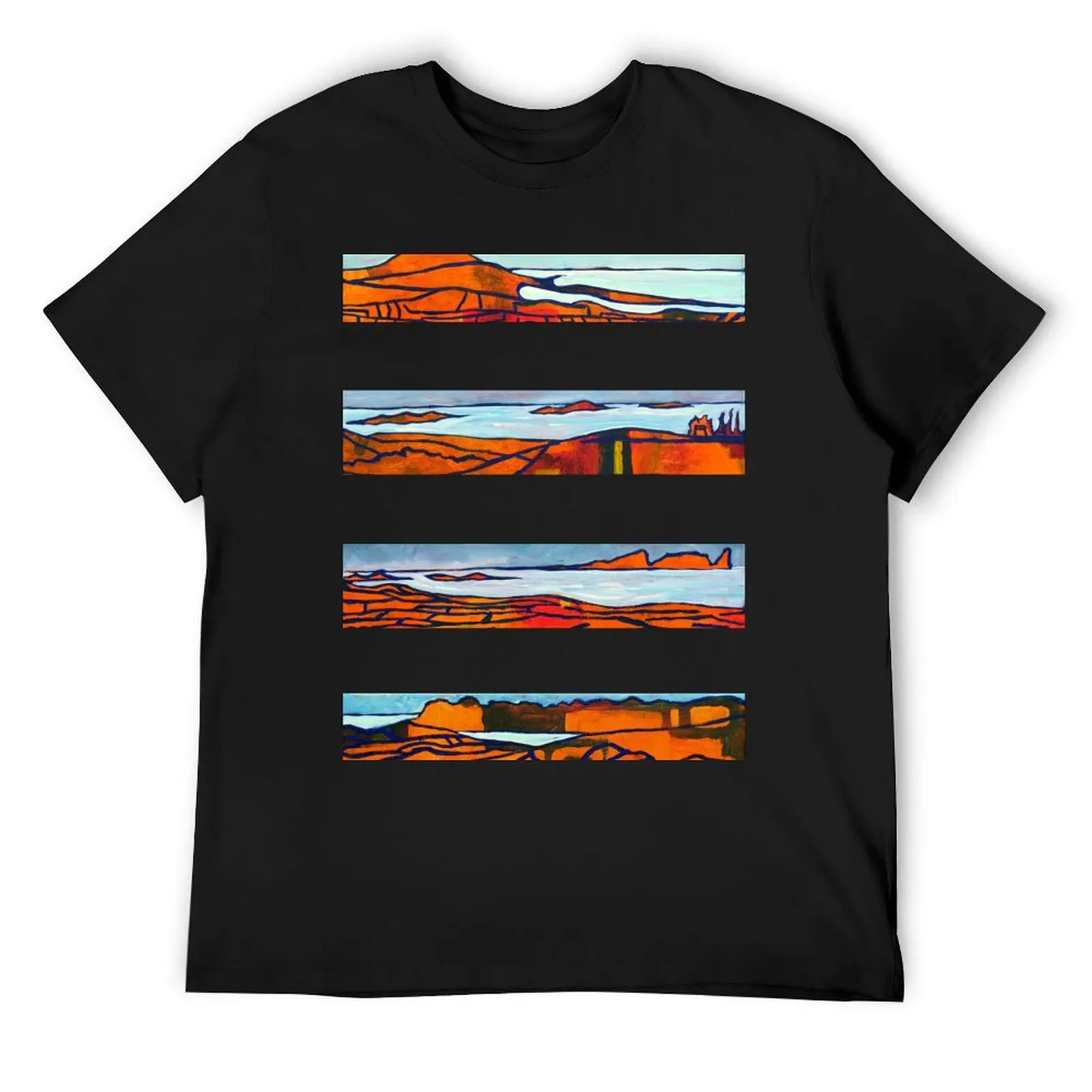 

Donegal Coast - Four Views (Ireland) T-Shirt cute tops vintage Men's t-shirts