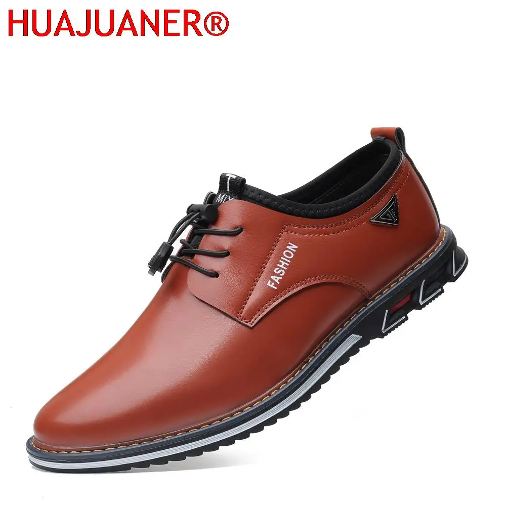 

Leather Men Casual Shoes Fashion Plus Size Business Men Shoes Breathable Slip on Male Loafers Comfortable Soft Driving Footwear