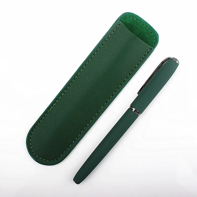 5PC PU Leder Stift Halter Retro Handgemachte Rindsleder Stift Fall Tragbare Vintage Stift Tasche Stift Protector Büro Schule Schreibwaren