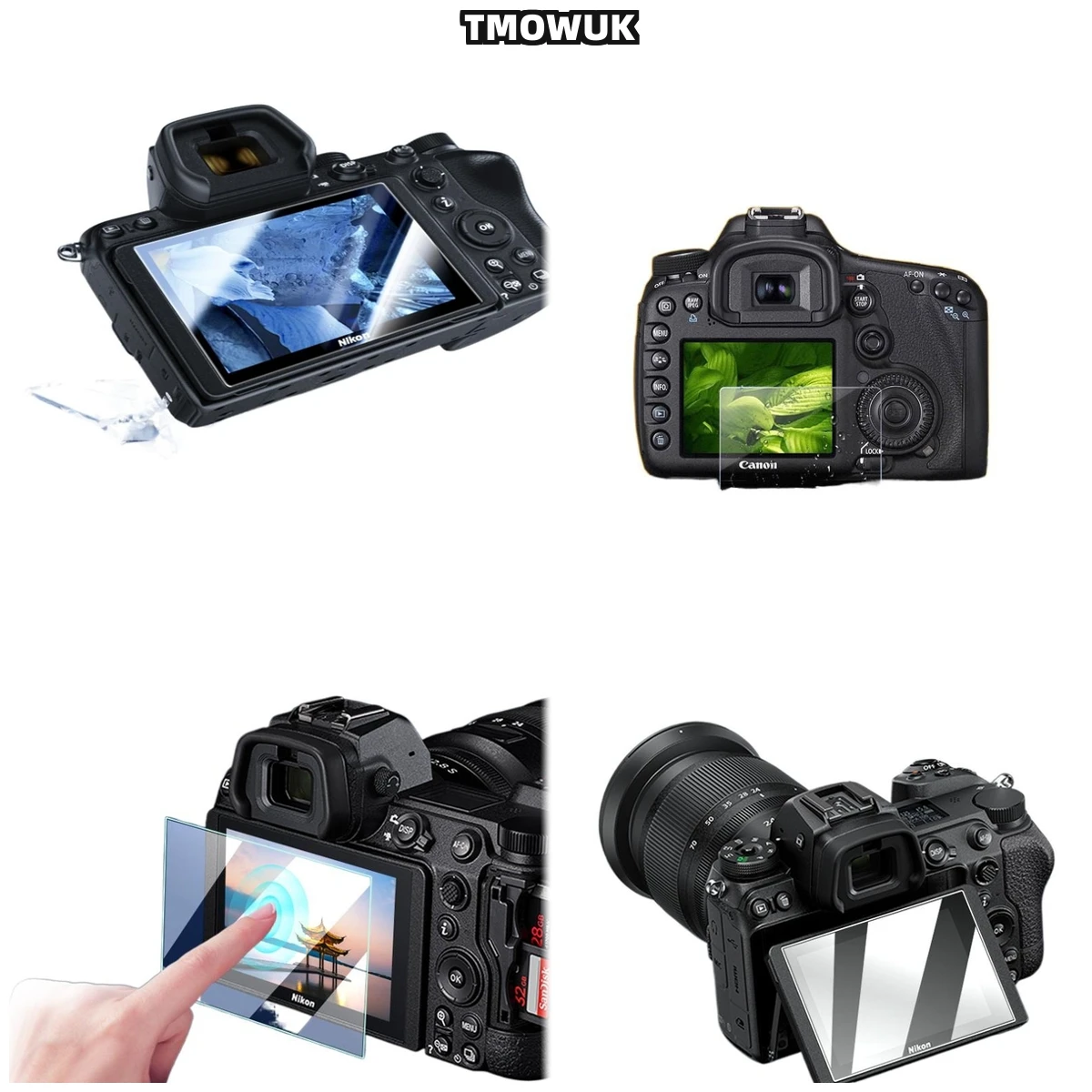

For Nikon Z50, Durable 9H Tempered Glass, Anti-Scratch Screen Shield