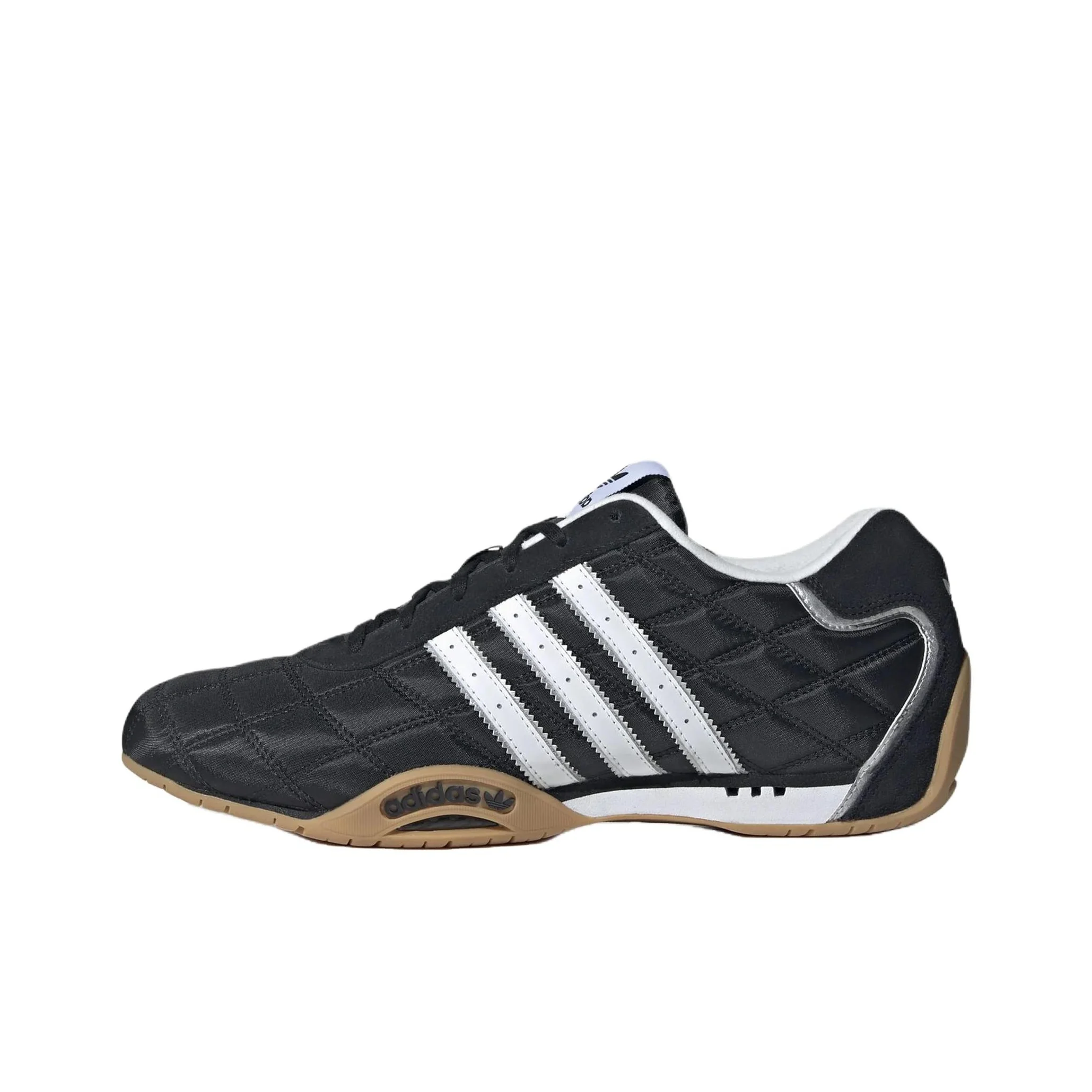 Adidas Originals ADIRACER Textile, Synthetic Leather, Split Cow Leather Low top Casual Shoes Unisex Black JQ5757