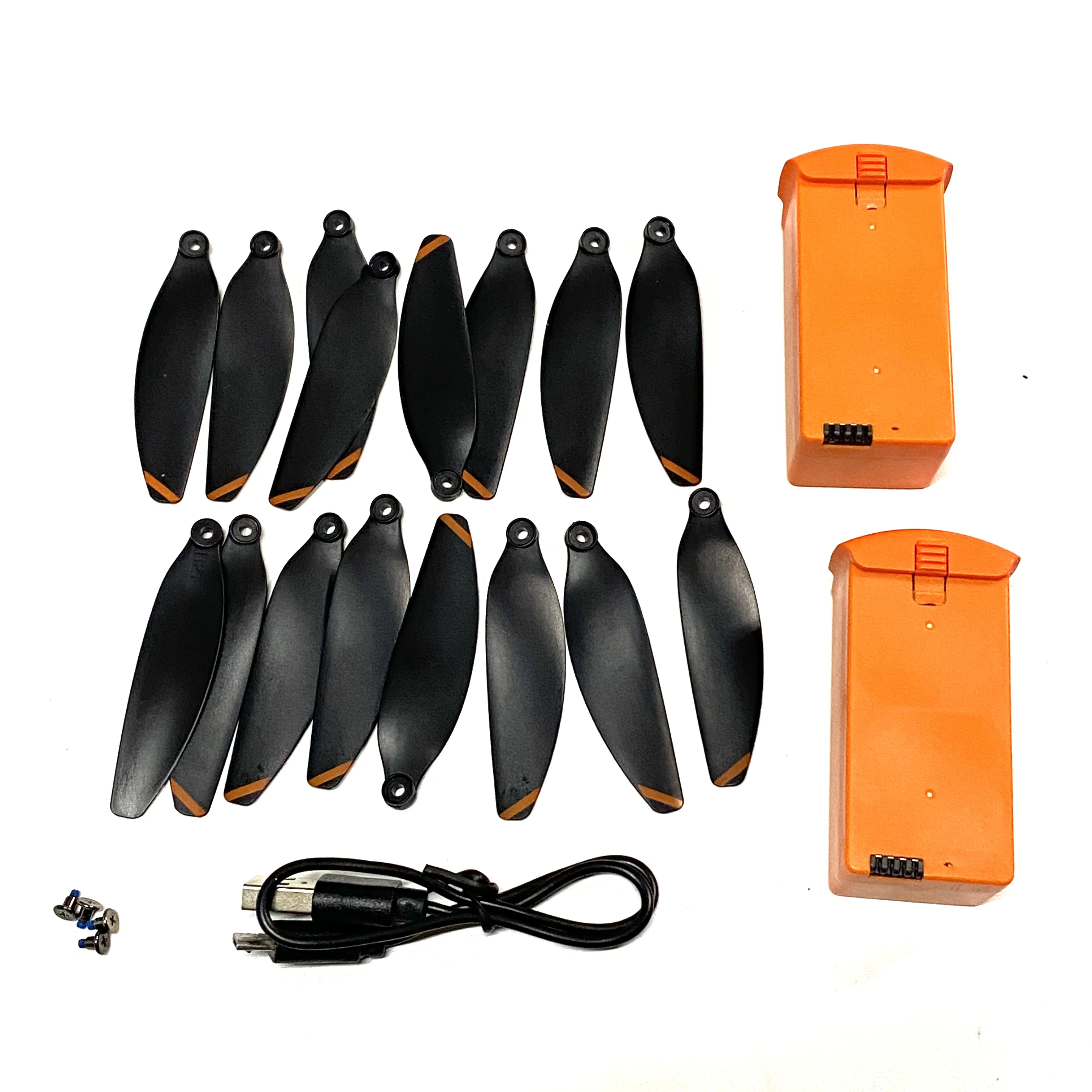 

LSRC LS-S6S RC Drone Batteries Parts 7.4V 1600MAh S6S Quadcopter Blades Accessories Battery USB Kit