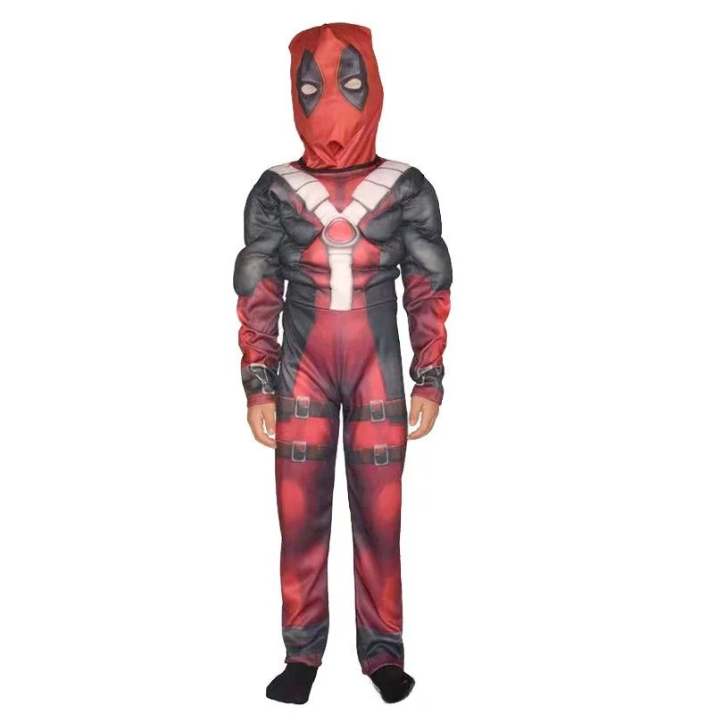 Nuevo Disfraz de Deadpool Musculoso para Niños, Disfraz de loween para Niñas y Mujeres, Ropa para Actuaciones Escénicas