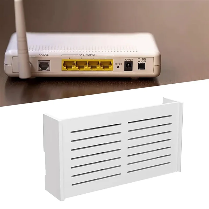 

LLCS-Wall-Mounted Wifi Router Storage Box - Elegant Cable Organizer For Home Decor