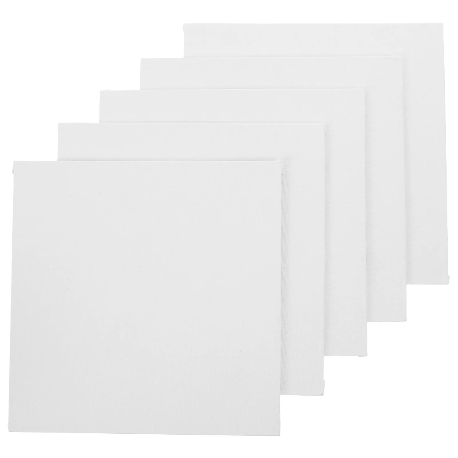 

5pcs Thick Oil Painting Canvas Small Canvas Boards For Acrylic Watercolor Art Projects Diy Painting Board Set