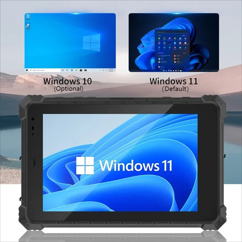 Windows Industrial Tablet 10-inch i5-10210Y 1920*1200 IPS 8GB+128GB Barcode Scanner IP68 Waterproof Rugged Tablet PC