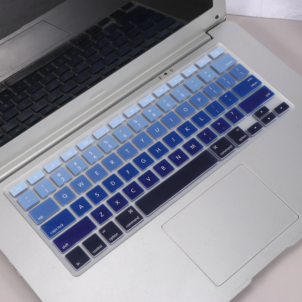 2 Buah Penutup Keyboard Laptop Film Pelindung Silikon Tipis Bernapas Kompatibel Pro Air A1466 A1502 Tahan Debu Tahan Percikan