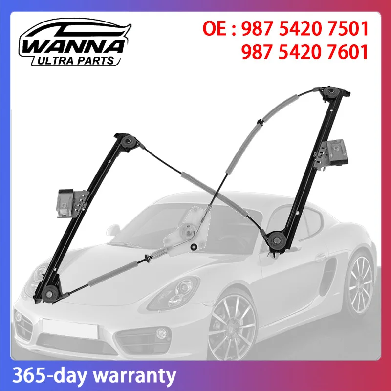 

OE Quality 98754207501 98754207601 Front Left Right Window Regulator for Porsche Cayman 987 911 997 2005 2006 2007 2008 - 2012
