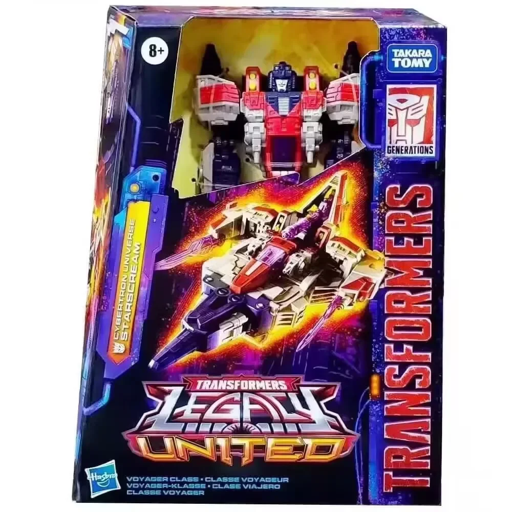 Takara Tomy Hasbro Transformers Legacy Evolution RiD Robots in Disguise Deluxe Starscream Action Figure Collection Toys 17cm