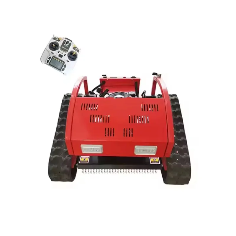 

[2026] Remote-controlled Ic Lawn Mower With Rubber Tracks CE EPA Approved For Agricultural Mowing And Lawn Mowing